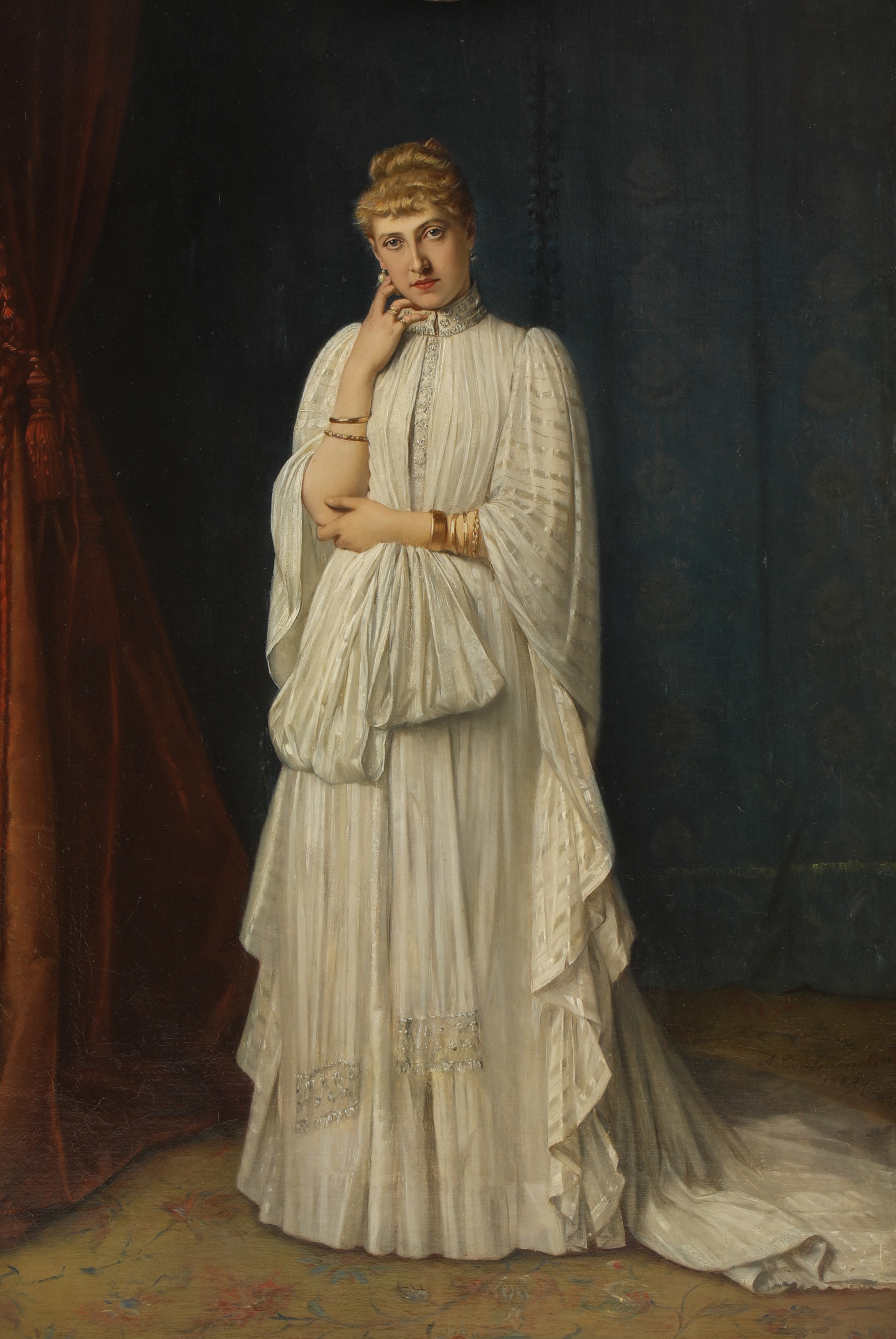 Lot 121 - Auguste Toulmouche (French, 1829-1890)