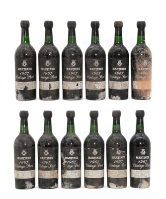 Lot 205 - Martinez, Vintage Port, 1967 (12)