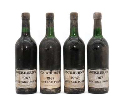 Lot 180 - Cockburns, Vintage Port, 1967 (4)