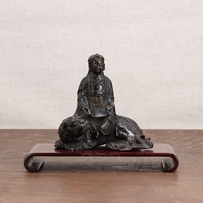 Lot 272 - A Japanese bronze figure