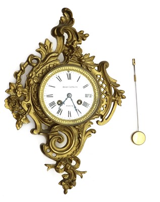 Lot 148A - A French cartel clock