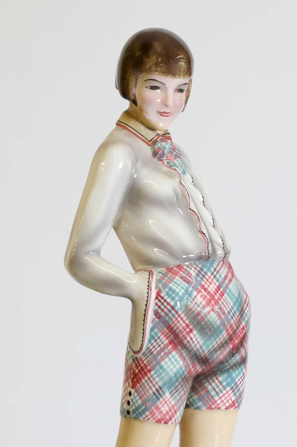 Lot 196 - A Goldscheider earthenware figure