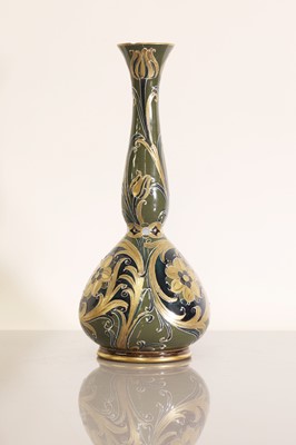 Lot 86 - A James Macintyre & Co. pottery Florian Ware vase