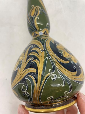Lot 86 - A James Macintyre & Co. pottery Florian Ware vase