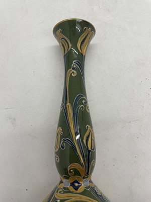 Lot 86 - A James Macintyre & Co. pottery Florian Ware vase