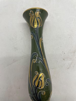Lot 86 - A James Macintyre & Co. pottery Florian Ware vase