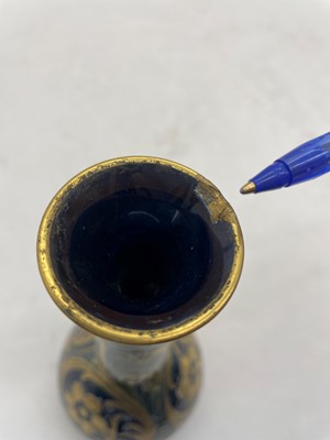 Lot 86 - A James Macintyre & Co. pottery Florian Ware vase