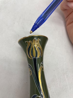 Lot 86 - A James Macintyre & Co. pottery Florian Ware vase