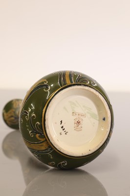Lot 86 - A James Macintyre & Co. pottery Florian Ware vase