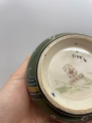 Lot 86 - A James Macintyre & Co. pottery Florian Ware vase