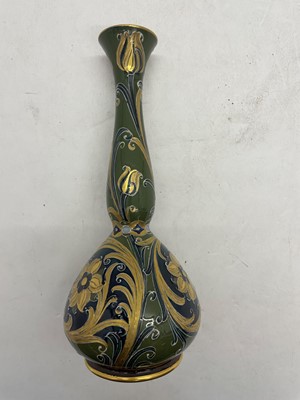 Lot 86 - A James Macintyre & Co. pottery Florian Ware vase