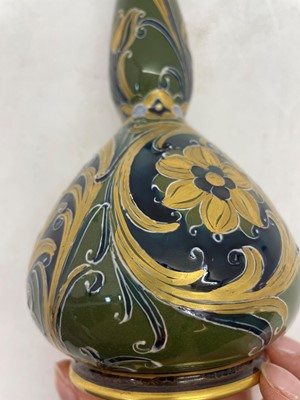 Lot 86 - A James Macintyre & Co. pottery Florian Ware vase