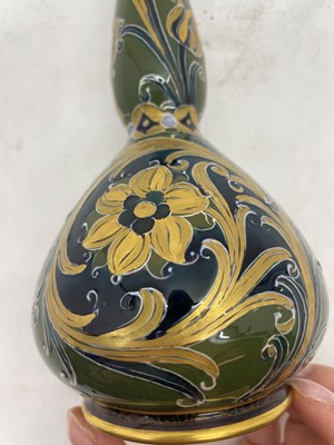 Lot 86 - A James Macintyre & Co. pottery Florian Ware vase