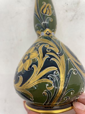 Lot 86 - A James Macintyre & Co. pottery Florian Ware vase