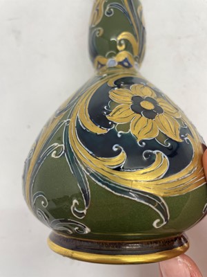Lot 86 - A James Macintyre & Co. pottery Florian Ware vase
