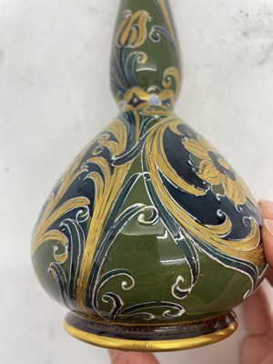 Lot 86 - A James Macintyre & Co. pottery Florian Ware vase