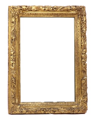 Lot 456 - A Baroque-style gilt composition mirror