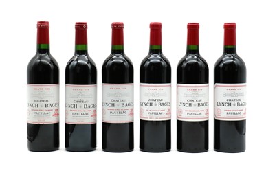 Lot 96 - Chateau Lynch Bages, 1996 (1), 2003 (1), 2005 (1), 2008 (1), 2009 (1) and 2010 (1)