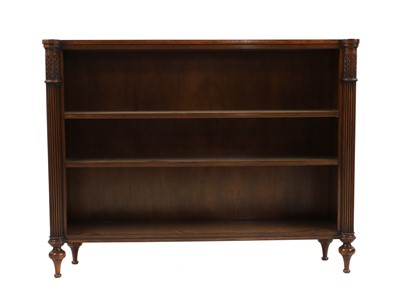 Lot 443 - A mahogany dwarf open bookcase