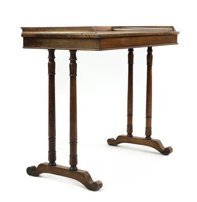 Lot 438 - A rosewood side table