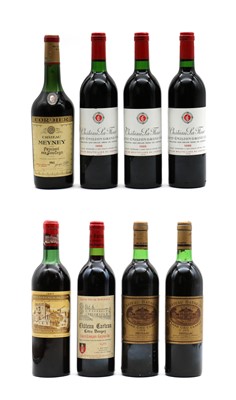 Lot 43 - A selection of Bordeaux wines to include Ch Ducru-Beaucaillou, 1967 (1) and 7 various others