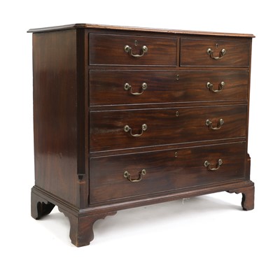 Lot 439 - A George III mahogany chest of drawers