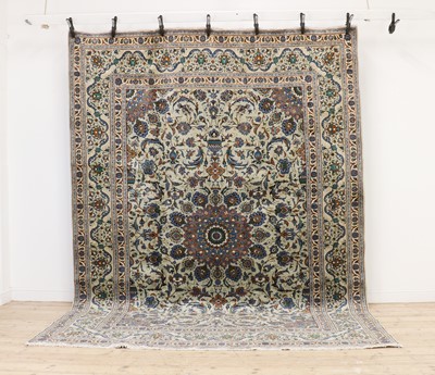Lot 286 - A Kashan carpet