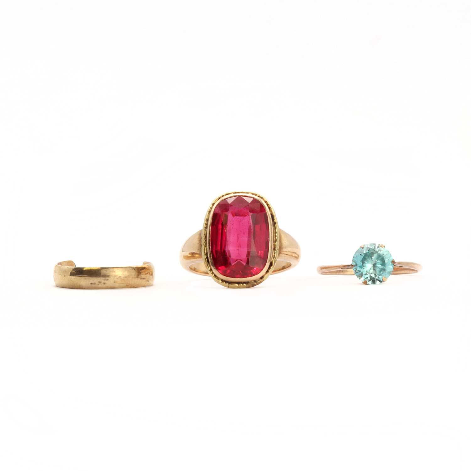 Lot 205 - Three rings