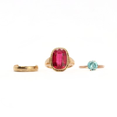 Lot 205 - Three rings