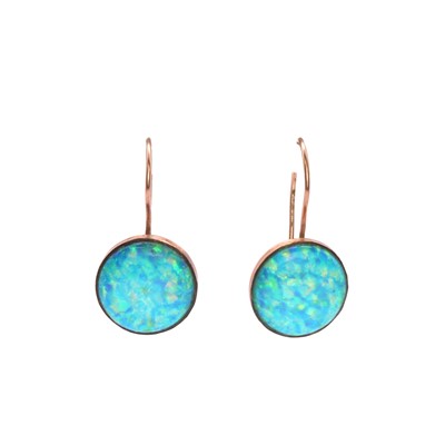 Lot 212 - Three pairs of gold drop earrings