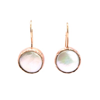 Lot 212 - Three pairs of gold drop earrings