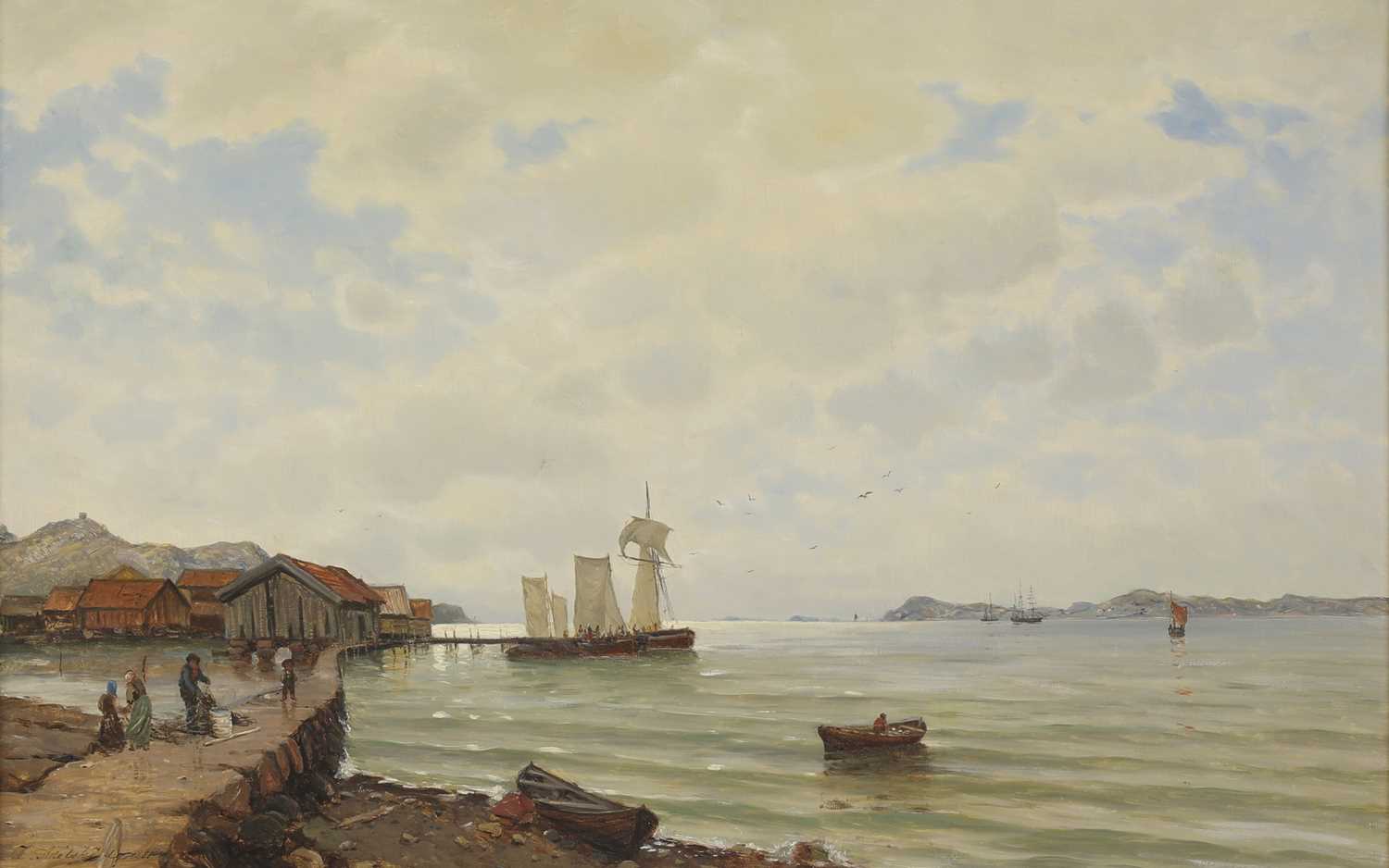 Lot 161 - Carl Adelsköld (Swedish, 1830-1914)