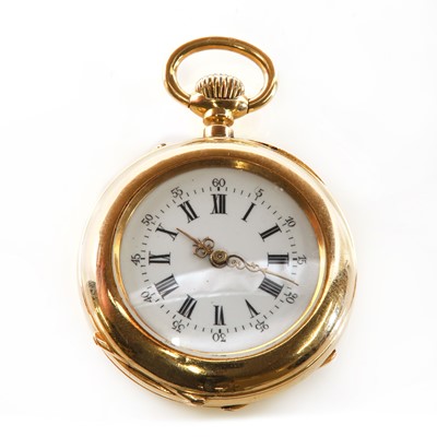 Lot 503 - A French fob watch, c.1900