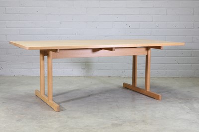 Lot 430 - A Danish 'Model 6286' oak dining table