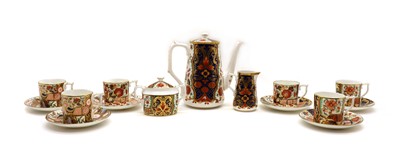 Lot 243 - A Royal Crown Derby porcelain tea service