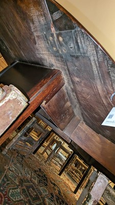 Lot 44 - A large George III mahogany wake table