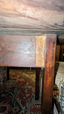 Lot 44 - A large George III mahogany wake table