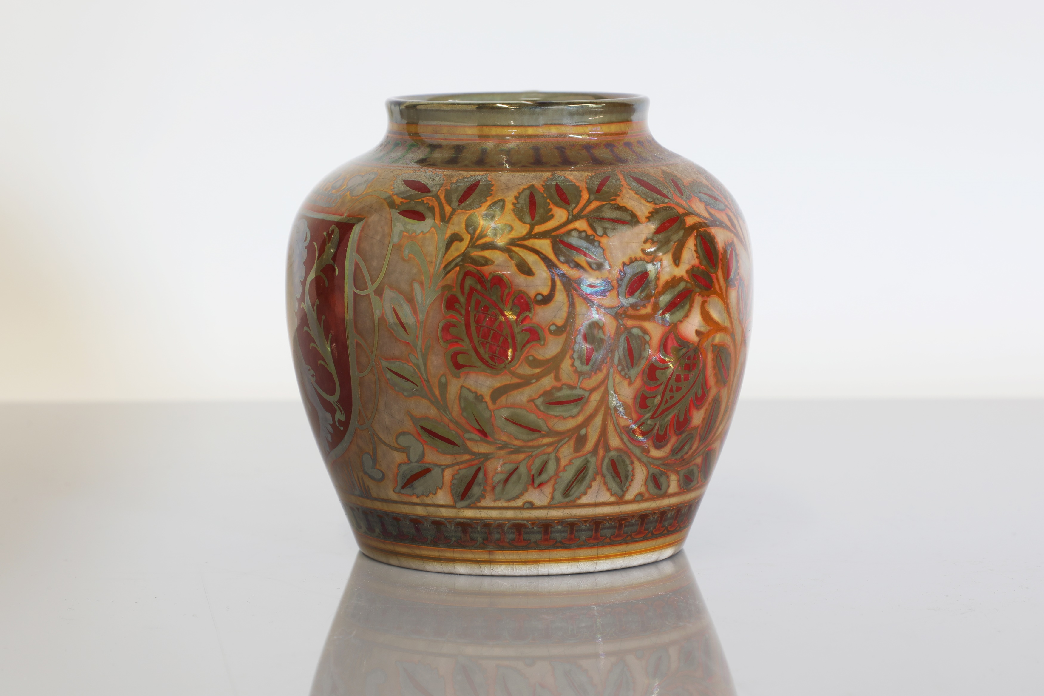 Lot 154 - A Pilkington's Royal Lancastrian Lustre Vase,