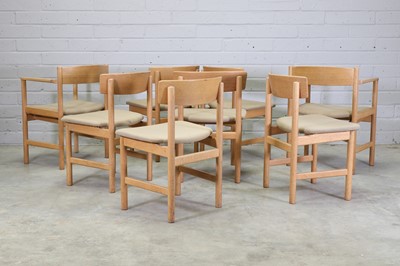 Lot 427 - A set of eight Danish dining chairs