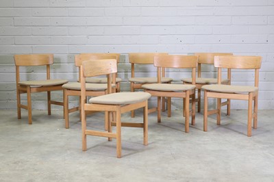Lot 429 - A set of eight Danish 'Model 3236' dining chairs