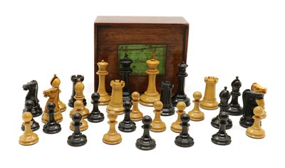 Lot 227A - A Jacques Staunton boxwood and ebony chess set