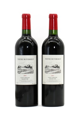 Lot 116 - Chateau Tertre Roteboeuf, Saint-Emilion, 2002 (1) and 2003 (1)