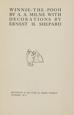 Lot 122 - A.A.MILNE, EH Shepard (ill)