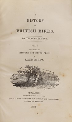 Lot 176 - BEWICK, T: History of British Birds