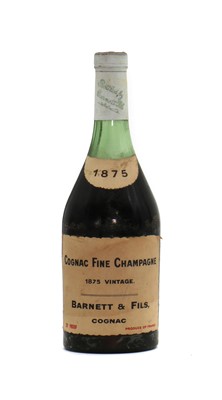 Lot 234 - Barnett & Fils, Cognac Fine Champagne, 1875 (1)