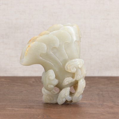 Lot 362 - A Chinese jade carving