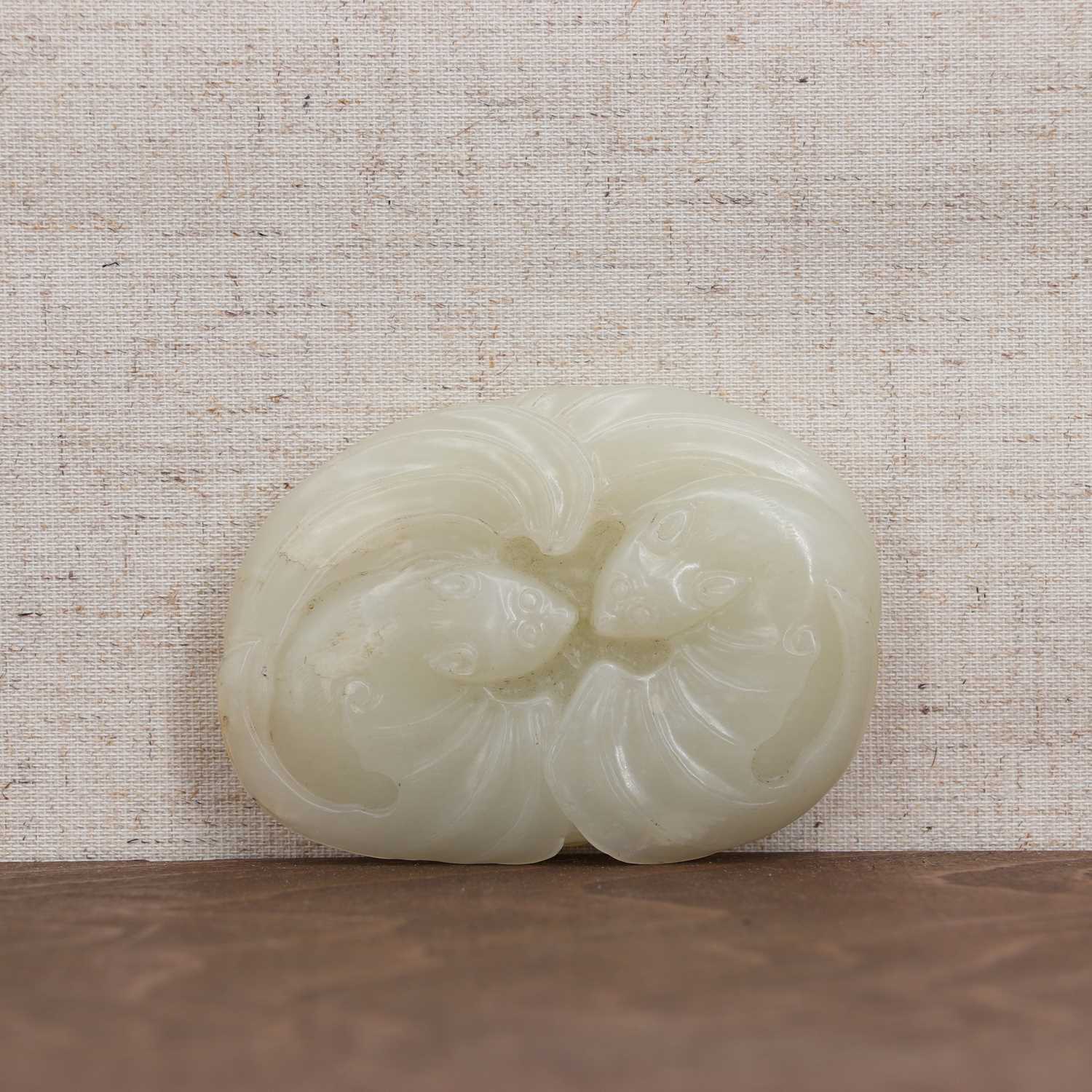 Lot 368 - A Chinese jade carving