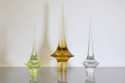 Lot 480 - A group of three Murano glass sculptures