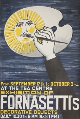 Lot 311 - Three Fornasetti exhibition posters