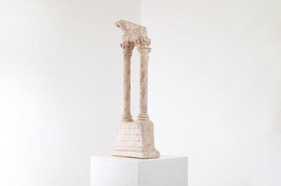 Lot 6 - A grand-tour-style composition model